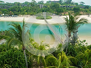 Suspension Bridge in Palawan Beach