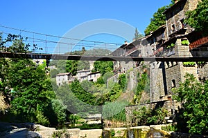 Suspension bridge in Rupit