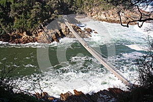 Suspension bridge in South Africa