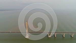 suspension cable bridge in surabaya