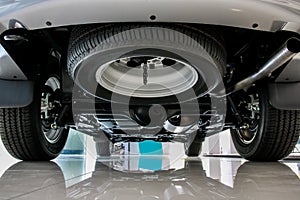 Suspension car and Spare tire photo