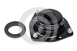 Suspension strut support bearing isolated on white