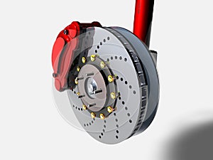 Nipper and disc braking system photo