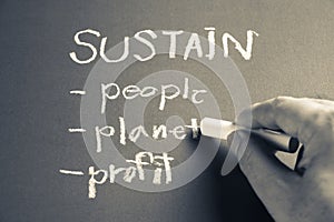 Sustain photo