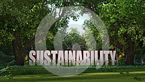 Sustainability in the park