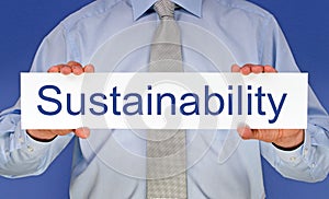 Sustainability sign
