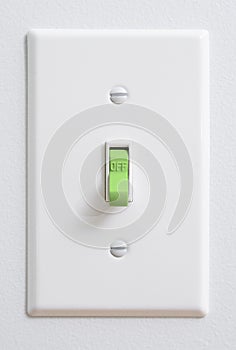 Sustainable clean, green energy light switch