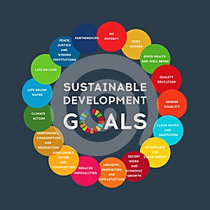 Sustainable Development Global Goals. Corporate social responsibility photo