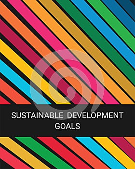Sustainable Development Goals. Vector Illustration