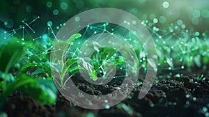 A sustainable farming od implemented with the aid of 5G sensors promoting longterm soil health and crop productivity photo