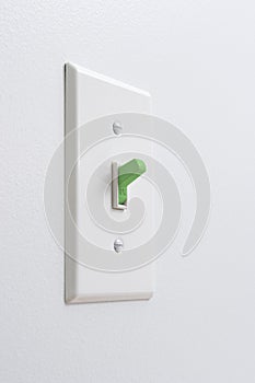 Sustainable green energy light switch