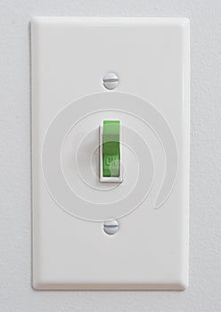 Sustainable green energy light switch