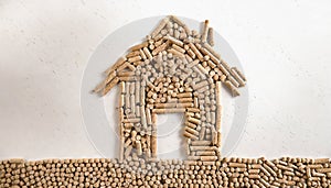 Sustainable Haven: Wood Pellets Build a Home