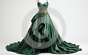 Sustainable Luxury Evening Gown on generative ai .