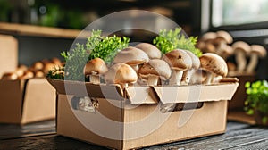Sustainable Mushroom-Based Biodegradable Packaging Solution
