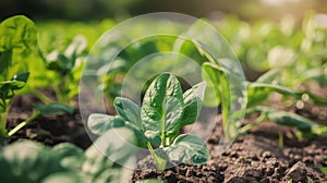 Sustainable Spinach Cultivation