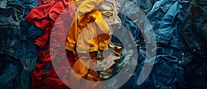 Sustainable Threads: The Circular Fashion Wave. Concept Circular Fashion, Sustainable Textiles,