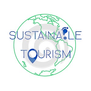 Sustainable tourism concept