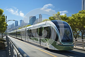 Sustainable urban public transport, zero-emission and environmentally friendly