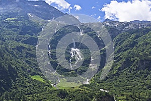 Susten Pass, Natural landscape in Alps, Switzerland, Europe