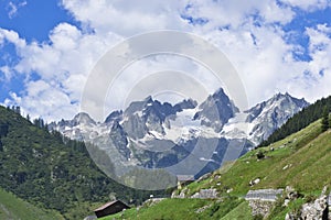 Susten Pass, Road Through Alps, Switzerland, Europe