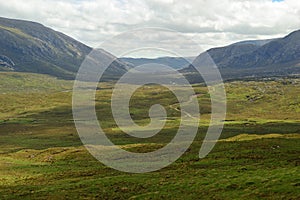 Sutherland Hills and Valley on the North Coast 500, Scotland 