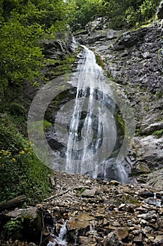 Sutovsky waterfall with its height of 38m is the fourth highest waterfall in Slovakia. It is located in Krivanska Mala