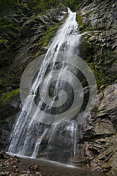 Sutovsky waterfall with its height of 38m is the fourth highest waterfall in Slovakia. It is located in Krivanska Mala Fatra in