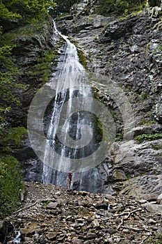 Sutovsky waterfall with its height of 38m is the fourth highest waterfall in Slovakia. It is located in Krivanska Mala Fatra in