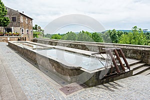 Sutri in Lazio, Italy. Ancient wash house photo