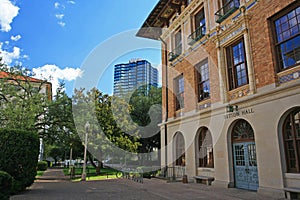 Sutton hall building at University of Texas