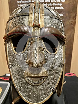 Sutton Hoo replica warrior helmet