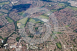 Sutton and Morden aerial view