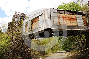 Sutton motor in - art in ruins, abandoned 20 plus years, off route 146,