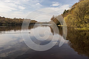 Sutton Park, West Midlands, England - Beautiful view in the park, April 18, 2021