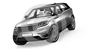 suv car 3d model concept render