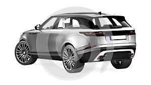 suv car 3d model concept render