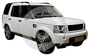 SUV isolated photo