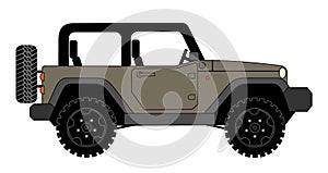 Suv jeep for safari and extreme travel