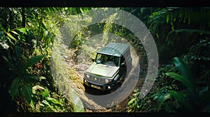 SUV in Jungle