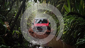SUV adventure in Jungle Mud