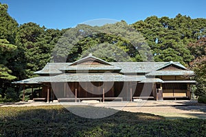 Suwa no Chaya teahouse on the Tokyo Imperial Palace ground. Tokyo. Japan