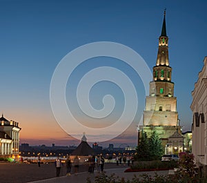 Suyumbike tower. Kazan city, Russia