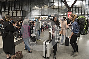 Suzhou central train station, China