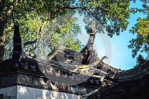 Suzhou garden landscape in China