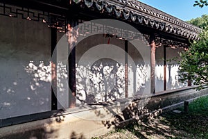 Suzhou garden landscape in China