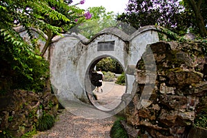 Suzhou Garden Round Gate