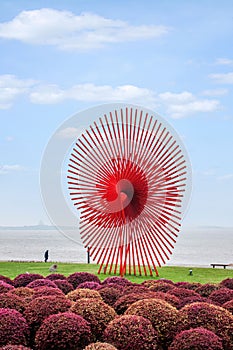 Suzhou Jinji Lake City Sculpture --- Windmill