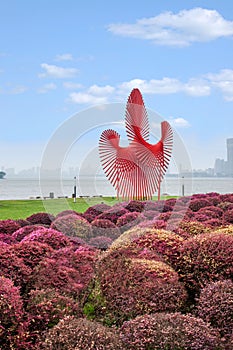 Suzhou Jinji Lake City Sculpture --- Windmill