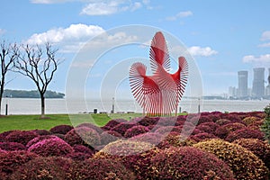 Suzhou Jinji Lake City Sculpture --- Windmill